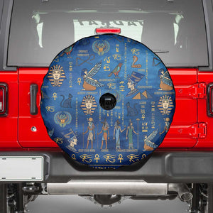 Ancient Egyptian Culture Spare Tire Cover Pharaohs Anubis Kemet and Symbolic Motifs - African Pride