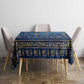Ancient Egyptian Culture Tablecloth Pharaohs Anubis Kemet and Symbolic Motifs - African Pride