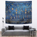 Ancient Egyptian Culture Tapestry Pharaohs Anubis Kemet and Symbolic Motifs - African Pride