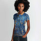 Ancient Egyptian Culture Women Polo Shirt Pharaohs Anubis Kemet and Symbolic Motifs - African Pride