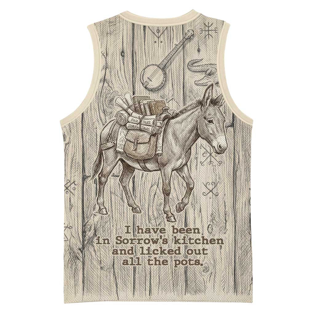 Zora Neale Hurston Basketball Jersey Rustic Wood Engraved Style Illustration Joyful Portrait with Book and Map Donkey - African Pride