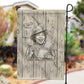 Zora Neale Hurston Garden Flag Rustic Wood Engraved Style Illustration Joyful Portrait with Book and Map Donkey - African Pride
