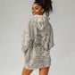 Zora Neale Hurston Hoodie Dress Rustic Wood Engraved Style Illustration Joyful Portrait with Book and Map Donkey - African Pride