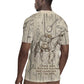 Zora Neale Hurston Rugby Jersey Rustic Wood Engraved Style Illustration Joyful Portrait with Book and Map Donkey - African Pride
