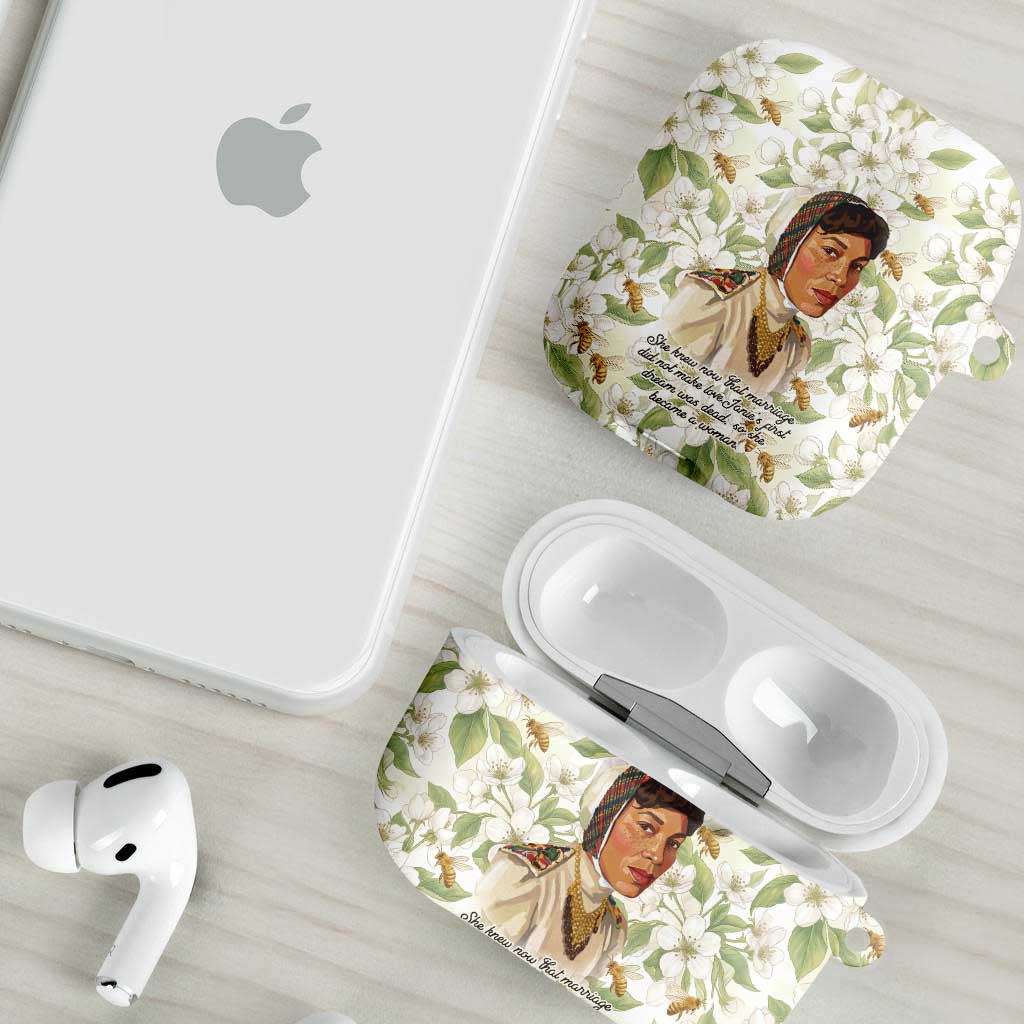 Zora Neale Hurston AirPods Case Floral Illustration Featuring Janie’s Dream from Their Eyes Were Watching God - African Pride