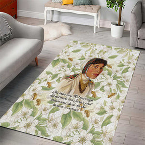 Zora Neale Hurston Area Rug Floral Illustration Featuring Janie’s Dream from Their Eyes Were Watching God - African Pride