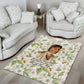 Zora Neale Hurston Area Rug Floral Illustration Featuring Janie’s Dream from Their Eyes Were Watching God - African Pride