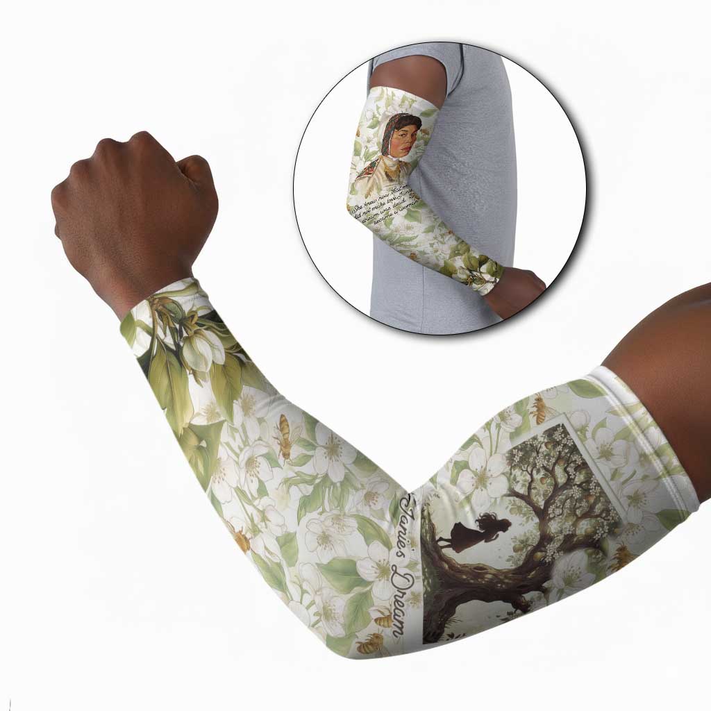 Zora Neale Hurston Arm Sleeves Floral Illustration Featuring Janie’s Dream from Their Eyes Were Watching God - African Pride
