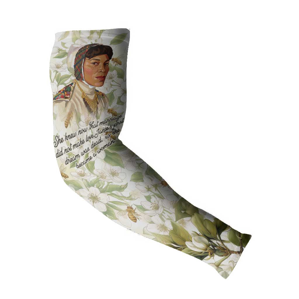 Zora Neale Hurston Arm Sleeves Floral Illustration Featuring Janie’s Dream from Their Eyes Were Watching God - African Pride