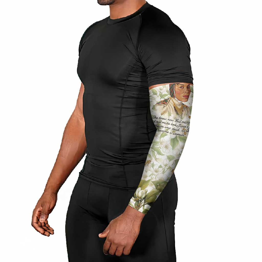 Zora Neale Hurston Arm Sleeves Floral Illustration Featuring Janie’s Dream from Their Eyes Were Watching God - African Pride