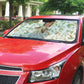 Zora Neale Hurston Auto Sun Shade Floral Illustration Featuring Janie’s Dream from Their Eyes Were Watching God - African Pride
