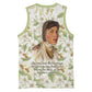 Zora Neale Hurston Basketball Jersey Floral Illustration Featuring Janie’s Dream from Their Eyes Were Watching God - African Pride