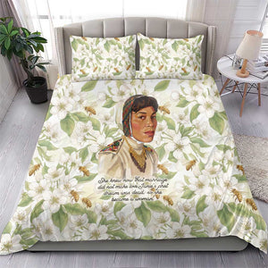 Zora Neale Hurston Bedding Set Floral Illustration Featuring Janie’s Dream from Their Eyes Were Watching God - African Pride