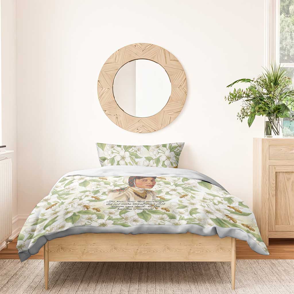 Zora Neale Hurston Bedding Set Floral Illustration Featuring Janie’s Dream from Their Eyes Were Watching God - African Pride