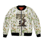 Zora Neale Hurston Bomber Jacket Floral Illustration Featuring Janie’s Dream from Their Eyes Were Watching God - African Pride