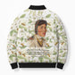 Zora Neale Hurston Bomber Puffer Jacket Floral Illustration Featuring Janie’s Dream from Their Eyes Were Watching God - African Pride