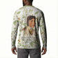Zora Neale Hurston Button Sweatshirt Floral Illustration Featuring Janie’s Dream from Their Eyes Were Watching God
