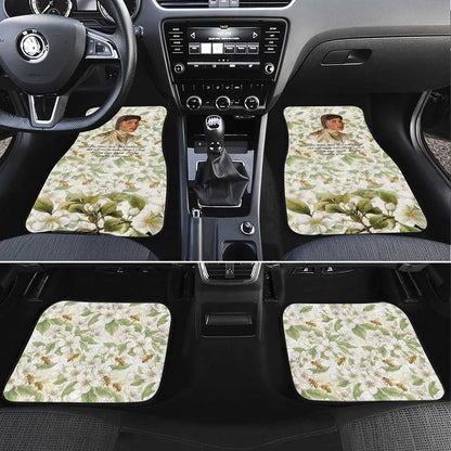 Zora Neale Hurston Car Mats Floral Illustration Featuring Janie’s Dream from Their Eyes Were Watching God - African Pride