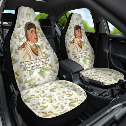 Zora Neale Hurston Car Seat Cover Floral Illustration Featuring Janie’s Dream from Their Eyes Were Watching God - African Pride