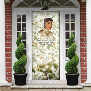 Zora Neale Hurston Door Cover Floral Illustration Featuring Janie’s Dream from Their Eyes Were Watching God - African Pride