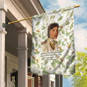 Zora Neale Hurston Garden Flag Floral Illustration Featuring Janie’s Dream from Their Eyes Were Watching God - African Pride