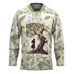 Zora Neale Hurston Hockey Jersey Floral Illustration Featuring Janie’s Dream from Their Eyes Were Watching God - African Pride