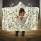 Zora Neale Hurston Hooded Blanket Floral Illustration Featuring Janie’s Dream from Their Eyes Were Watching God - African Pride