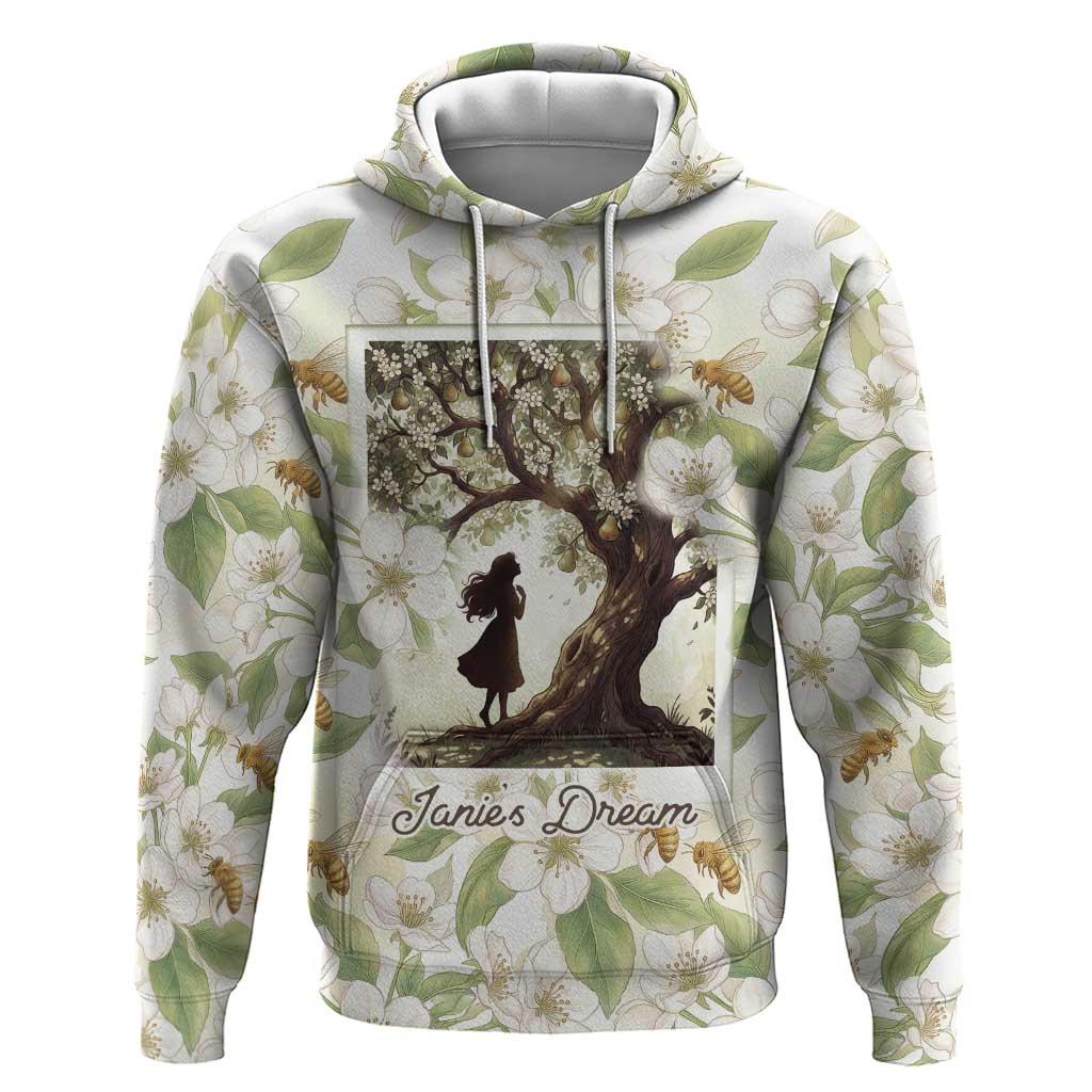 Zora Neale Hurston Hoodie Floral Illustration Featuring Janie’s Dream from Their Eyes Were Watching God - African Pride