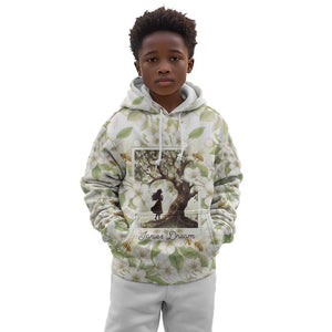 Zora Neale Hurston Kid Hoodie Floral Illustration Featuring Janie’s Dream from Their Eyes Were Watching God - African Pride