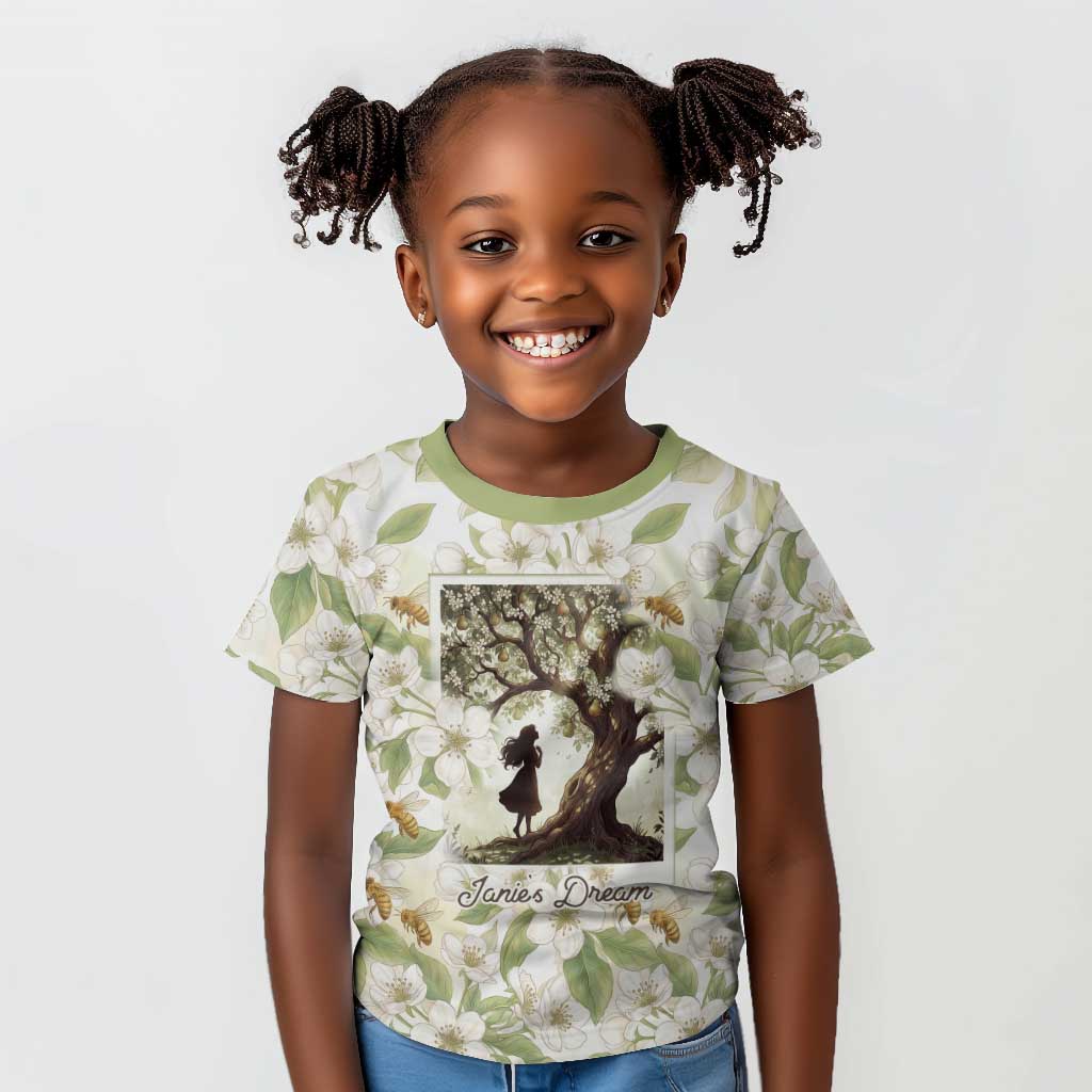 Zora Neale Hurston Kid T shirt Floral Illustration Featuring Janie’s Dream from Their Eyes Were Watching God - African Pride