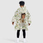 Zora Neale Hurston Kid Wearable Blanket Hoodie Floral Illustration Featuring Janie’s Dream from Their Eyes Were Watching God - African Pride