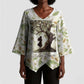 Zora Neale Hurston Kimono Sleeve Blouse Floral Illustration Featuring Janie’s Dream from Their Eyes Were Watching God - African Pride