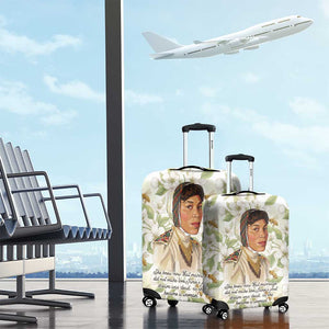 Zora Neale Hurston Luggage Cover Floral Illustration Featuring Janie’s Dream from Their Eyes Were Watching God - African Pride
