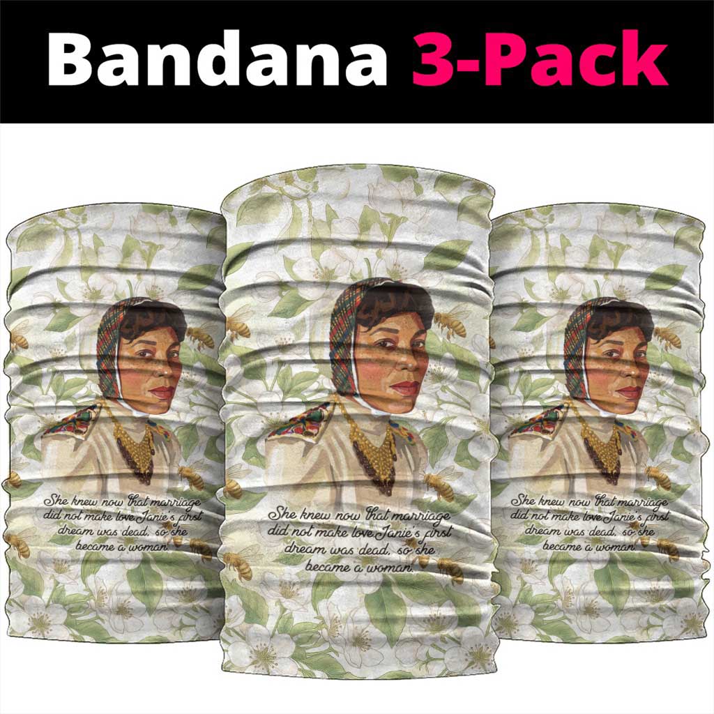 Zora Neale Hurston Neck Gaiter Floral Illustration Featuring Janie’s Dream from Their Eyes Were Watching God - African Pride