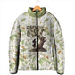 Zora Neale Hurston Padded Jacket Floral Illustration Featuring Janie’s Dream from Their Eyes Were Watching God - African Pride