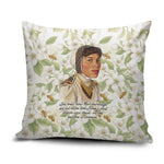 Zora Neale Hurston Pillow Cover Floral Illustration Featuring Janie’s Dream from Their Eyes Were Watching God - African Pride