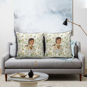 Zora Neale Hurston Pillow Cover Floral Illustration Featuring Janie’s Dream from Their Eyes Were Watching God - African Pride