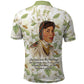 Zora Neale Hurston Polo Shirt Floral Illustration Featuring Janie’s Dream from Their Eyes Were Watching God - African Pride
