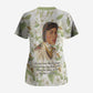 Zora Neale Hurston Scrub Top Floral Illustration Featuring Janie’s Dream from Their Eyes Were Watching God - African Pride