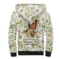 Zora Neale Hurston Sherpa Hoodie Floral Illustration Featuring Janie’s Dream from Their Eyes Were Watching God - African Pride