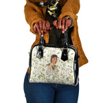 Zora Neale Hurston Shoulder Handbag Floral Illustration Featuring Janie’s Dream from Their Eyes Were Watching God - African Pride