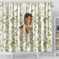 Zora Neale Hurston Shower Curtain Floral Illustration Featuring Janie’s Dream from Their Eyes Were Watching God - African Pride