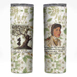 Zora Neale Hurston Skinny Tumbler Floral Illustration Featuring Janie’s Dream from Their Eyes Were Watching God - African Pride