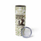 Zora Neale Hurston Skinny Tumbler Floral Illustration Featuring Janie’s Dream from Their Eyes Were Watching God - African Pride