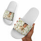 Zora Neale Hurston Slide Sandals Floral Illustration Featuring Janie’s Dream from Their Eyes Were Watching God - African Pride