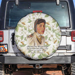 Zora Neale Hurston Spare Tire Cover Floral Illustration Featuring Janie’s Dream from Their Eyes Were Watching God - African Pride
