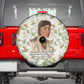 Zora Neale Hurston Spare Tire Cover Floral Illustration Featuring Janie’s Dream from Their Eyes Were Watching God - African Pride