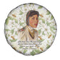 Zora Neale Hurston Spare Tire Cover Floral Illustration Featuring Janie’s Dream from Their Eyes Were Watching God - African Pride