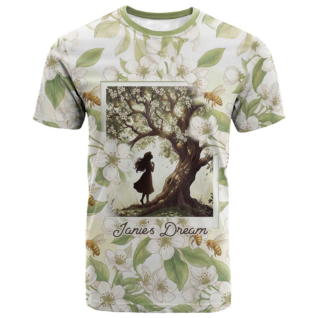 Zora Neale Hurston T shirt Floral Illustration Featuring Janie’s Dream from Their Eyes Were Watching God - African Pride