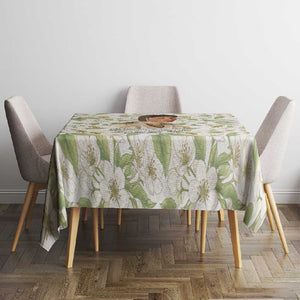 Zora Neale Hurston Tablecloth Floral Illustration Featuring Janie’s Dream from Their Eyes Were Watching God - African Pride